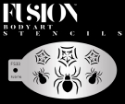 Picture of Fusion Crawing Spider & Web Face Paint Stencil - FS33