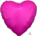 Picture of 17" Anagram Heart Foil Balloon - Bubble Gum Pink (1pc)