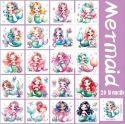 Picture of Fantasy Mermaid Waterproof Temporary Tattoos (20 pc)