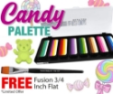 Picture of Fusion - Thin Strokes - Candy Face Paint Palette (+Free Brush)