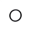 Picture of Iwata O-ring (for top) of new regulators and moisture trap assemblies (ISOR2)