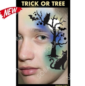 Picture of Trick or Tree Stencil Eyes Profile - SOBA